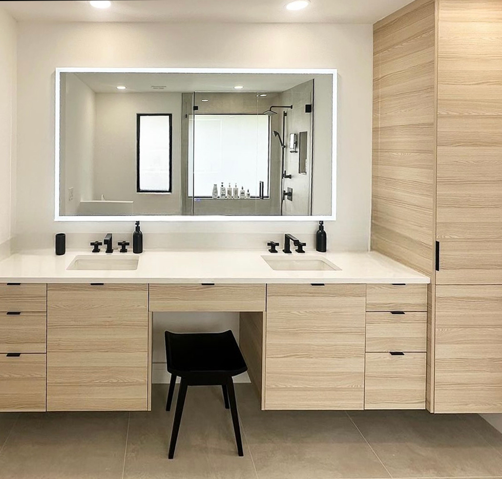 Vanity with Makeup Station