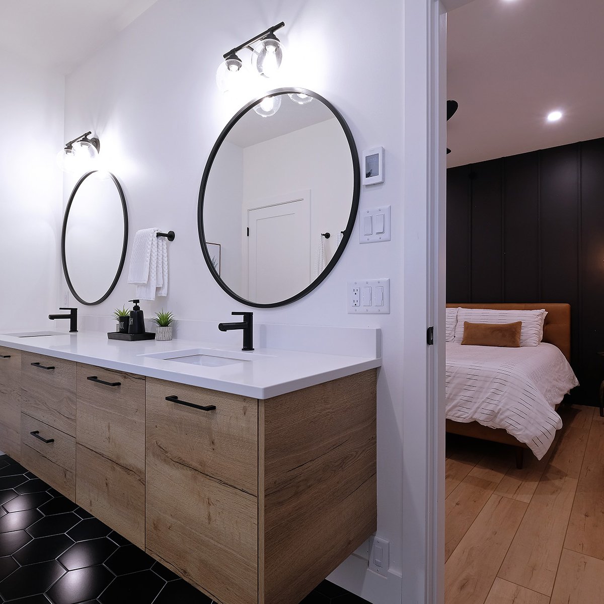 Bathroom in Natural Halifax Oak Material