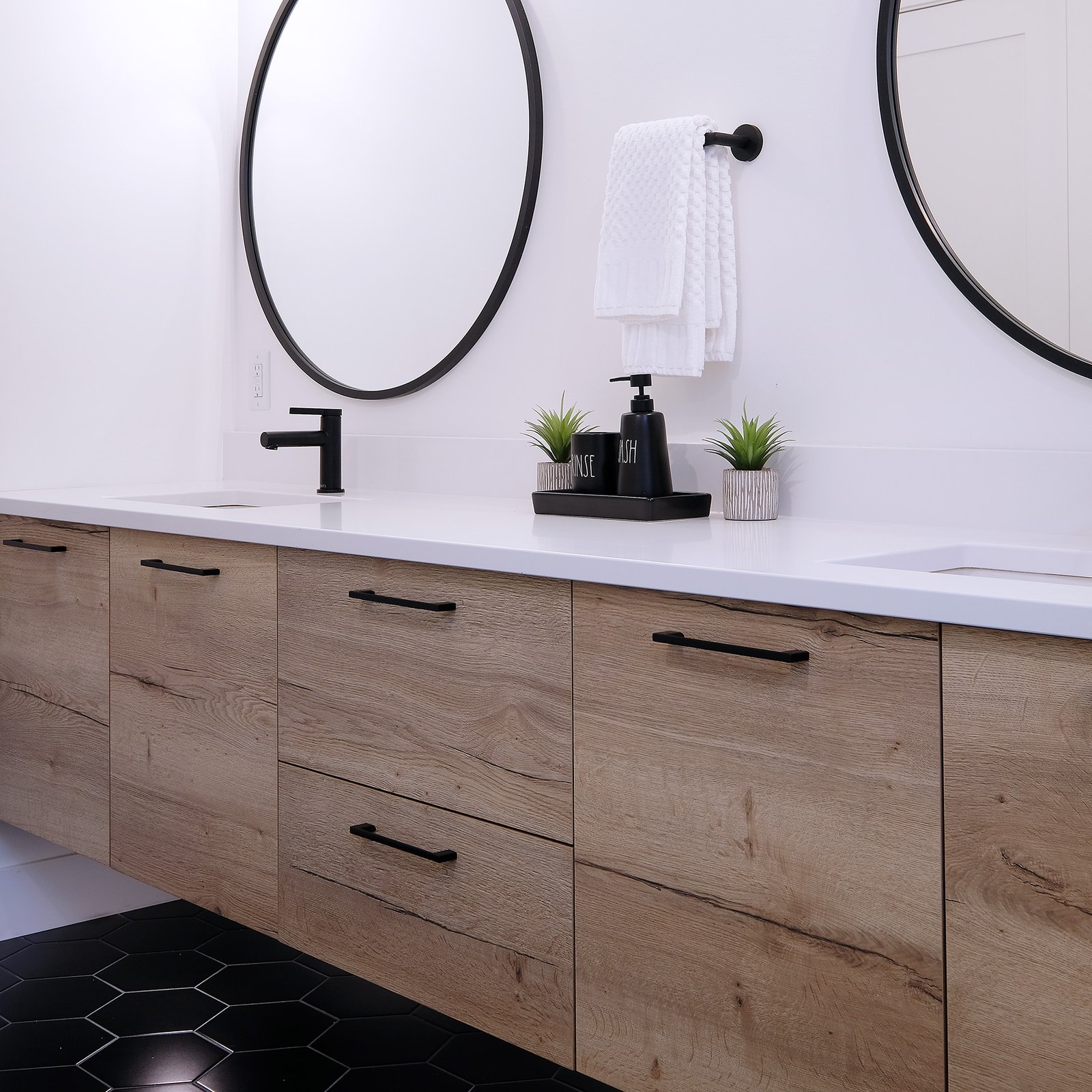 Bathroom in Natural Halifax Oak Material