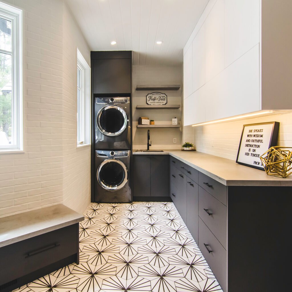 Zonavita Laundry in Graphite Grey Matt material colour