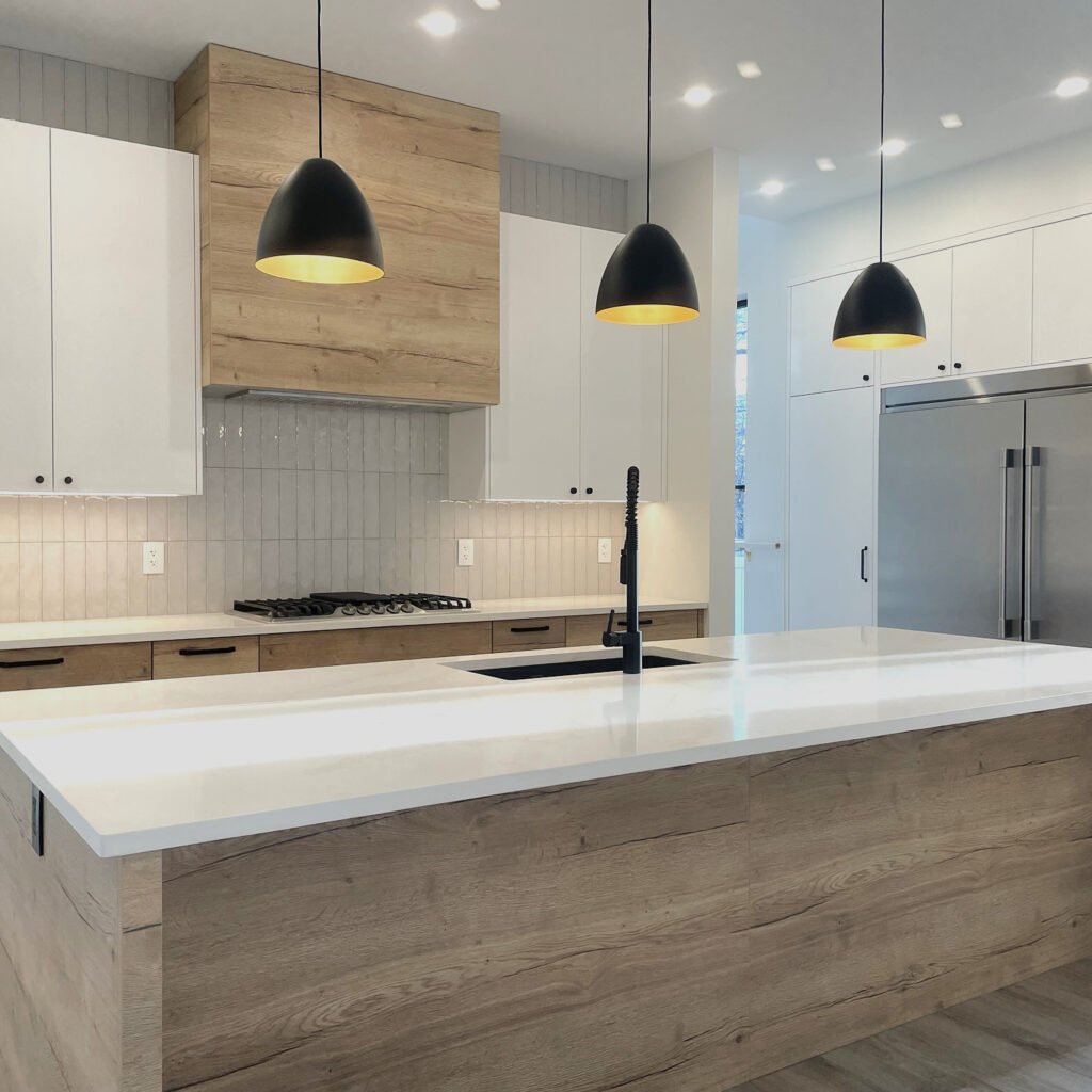 Kitchen in Natural Halifax Oak Material