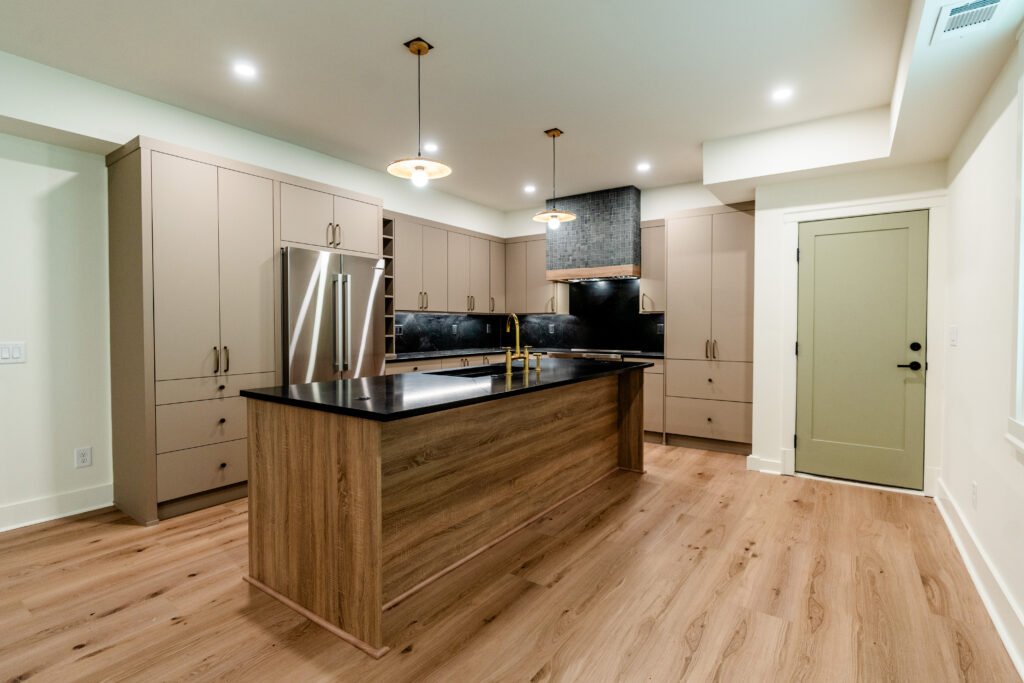 Zonavita kitchen in Stone Grey Matt material colour