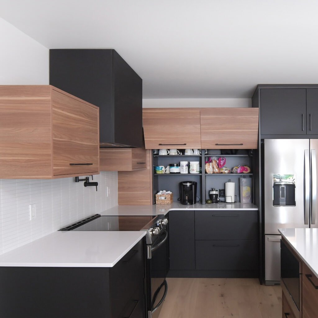 Black and brown Zonavita kitchen