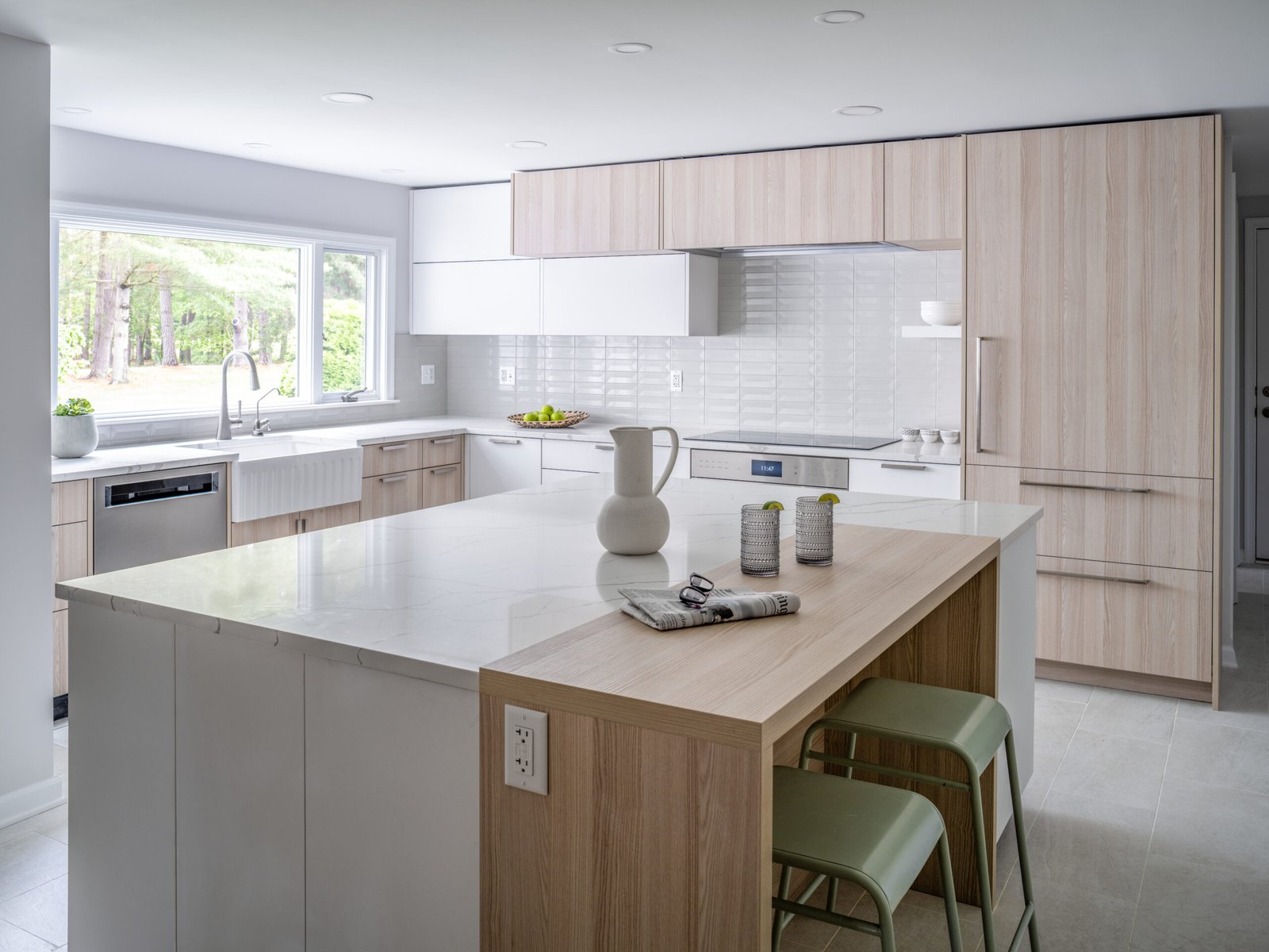 Zonavita Kitchen in Alpine White Matt material colour