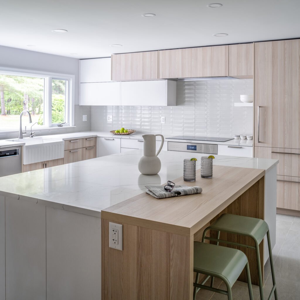 Kitchen in Sand Lyon Ash material