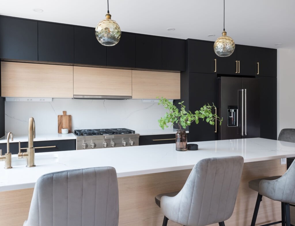 Kitchen in Vicenza Oak TFL material