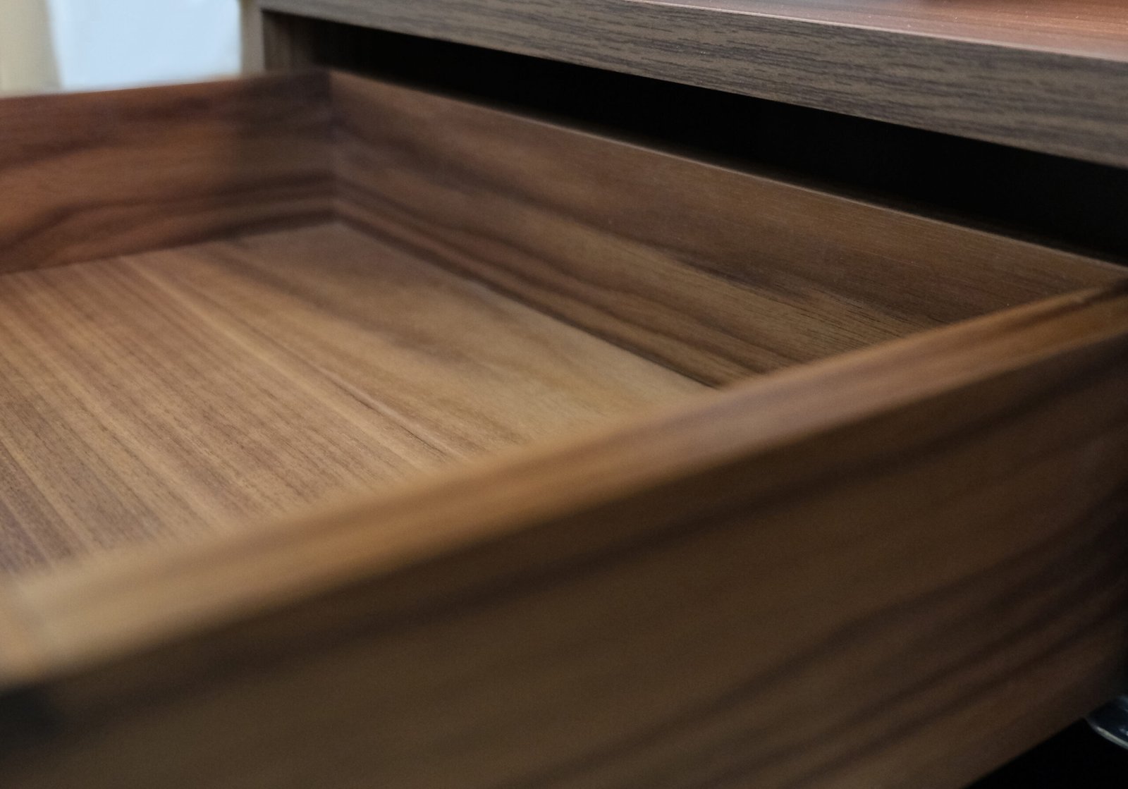 Walnut Cabinet Interior