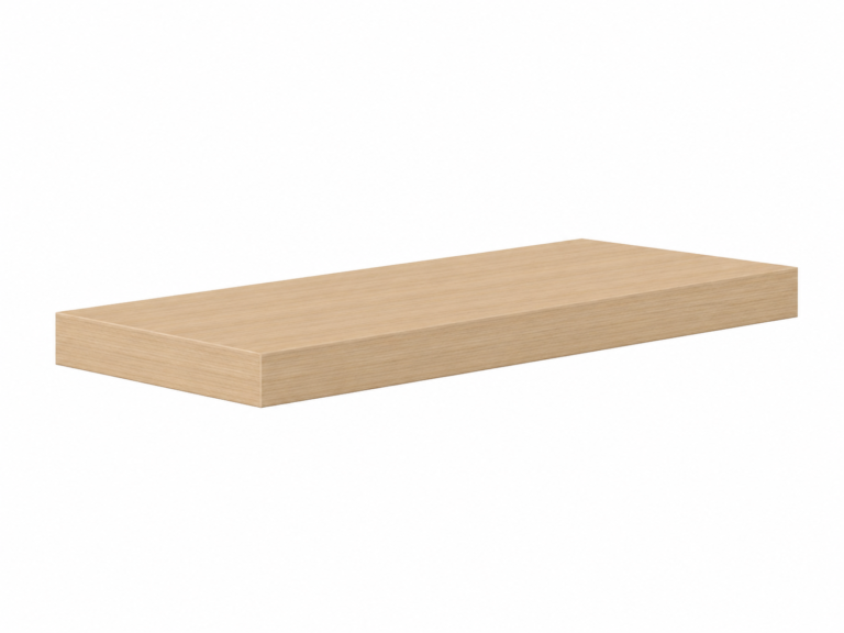 Custom floating shelves