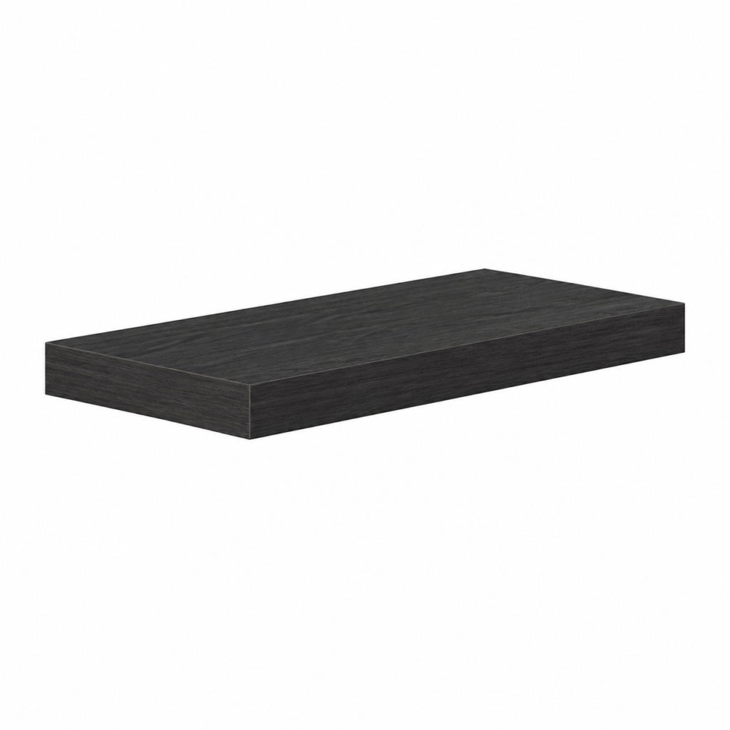 Custom floating shelves