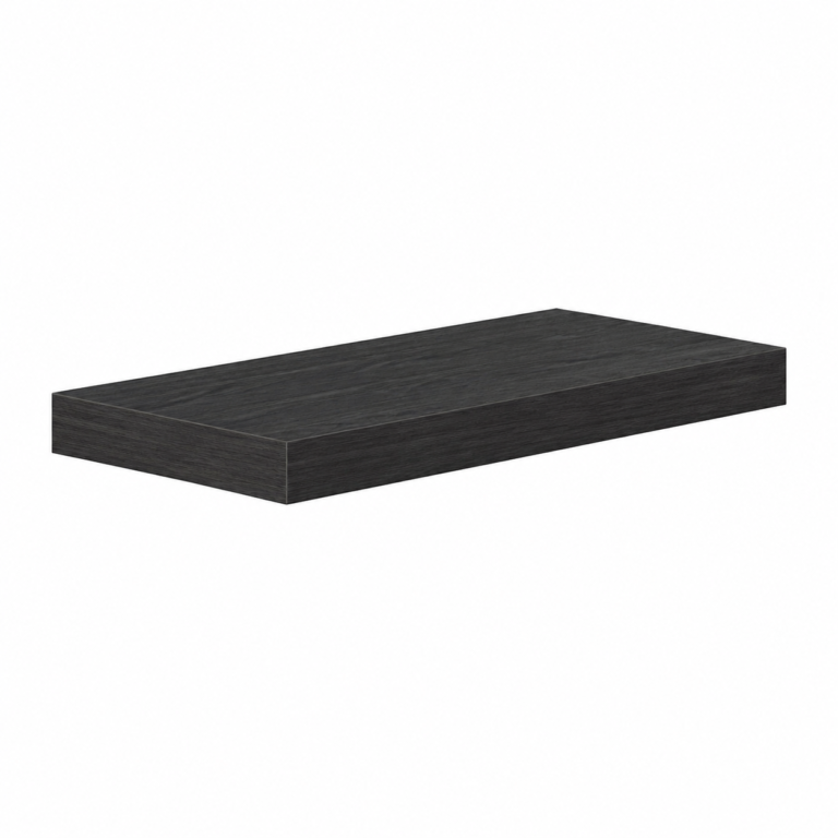 Custom floating shelves