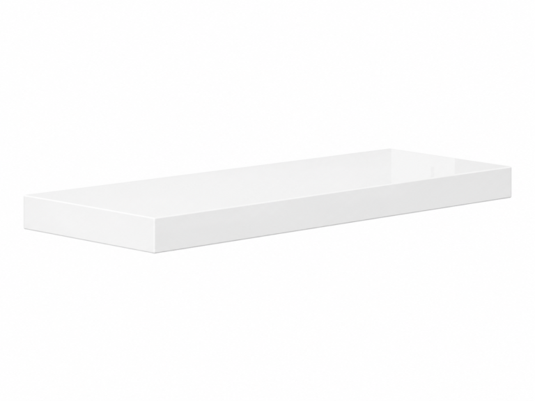 Custom floating shelves